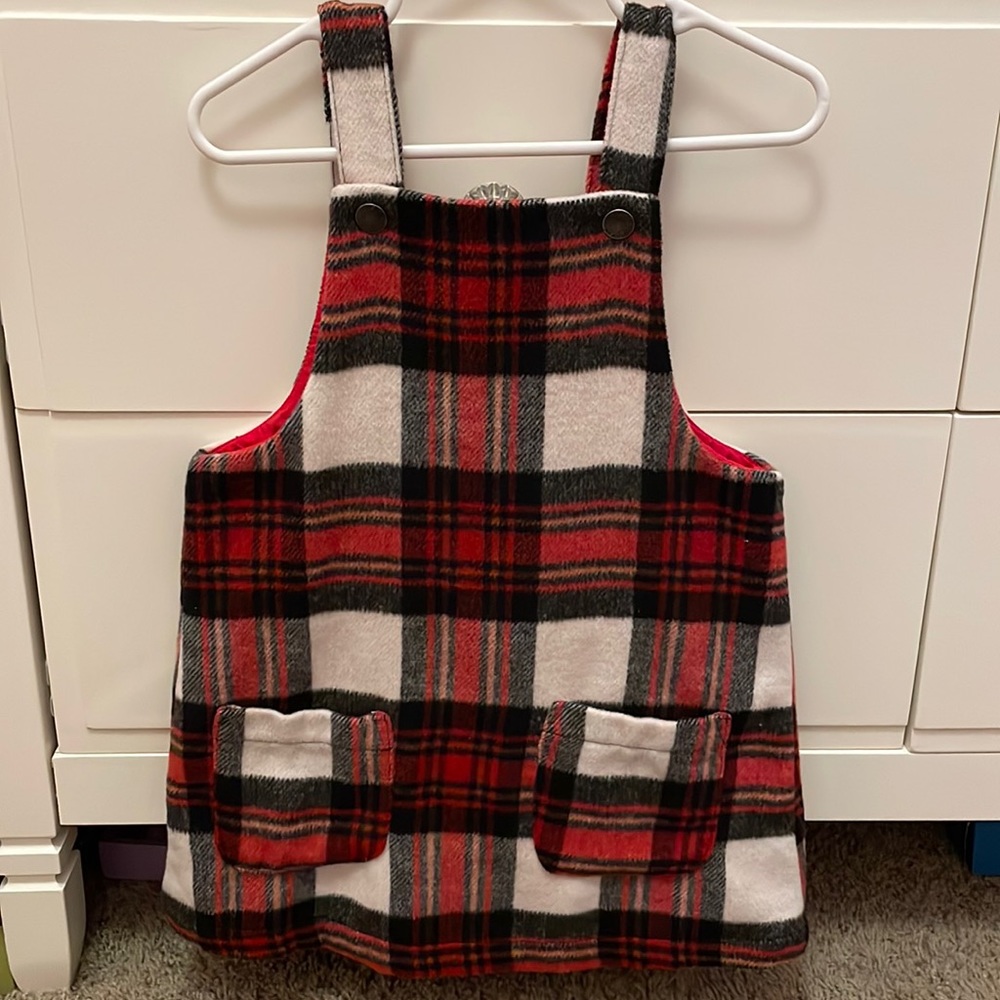 Little Me plaid dress